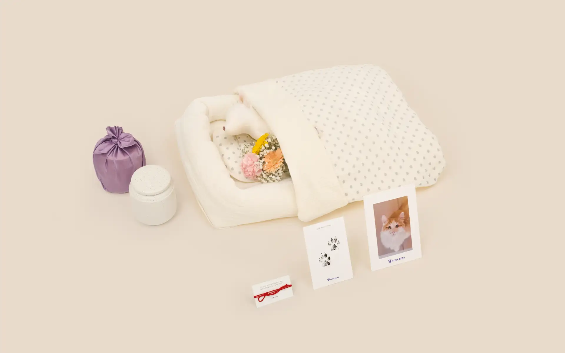 포포즈 고양이 전용 장례 패키지 구성
